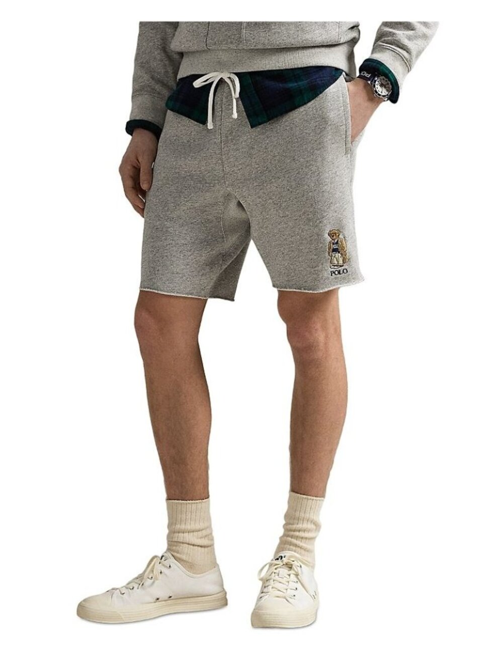 NWT Polo Ralph Lauren 8.5" Polo Bear Fleece Short Grey Size L(3/)/ XL(1) 4Avail